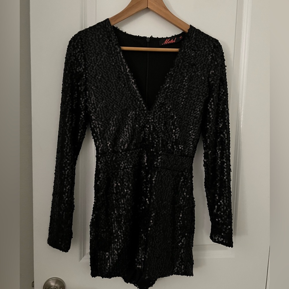Motel sequined romper